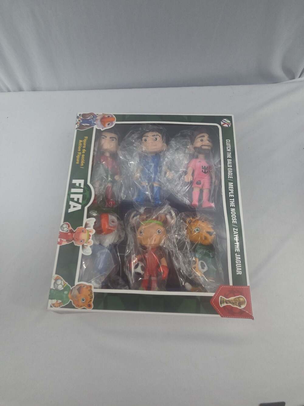 FIFA World Cup 2026 6-Piece Star Player and Mascot Action Figure Set